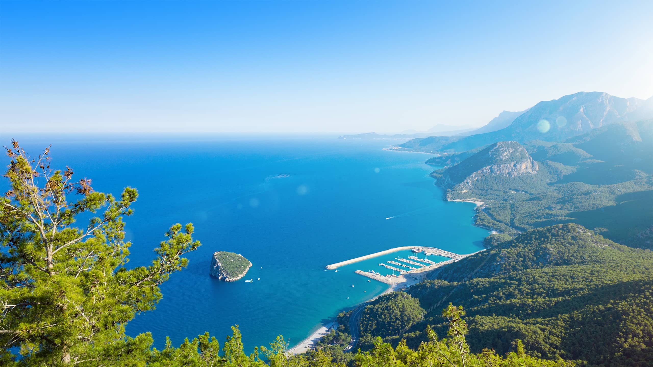 Tourism landscape alanya